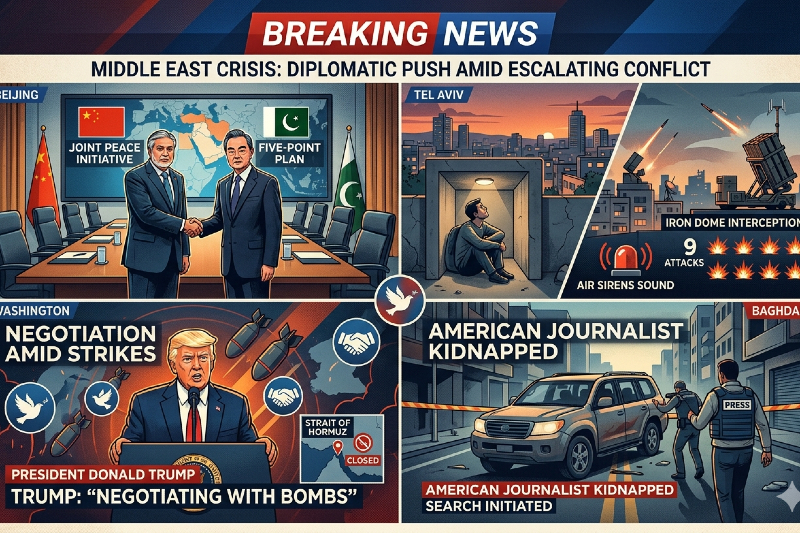 Middle East Crisis: Diplomatic Push in Beijing as Conflict Escalates in Tel Aviv and Baghdad