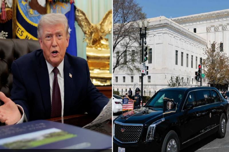 Trump Makes Historic Supreme Court Appearance as Justices Signal Rejection of Birthright Ban