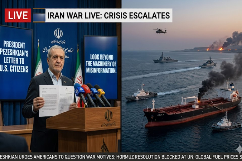 Pezeshkian Reaches Out to Americans as War Intensifies; Tehran Dismisses Trump’s Ceasefire Claims