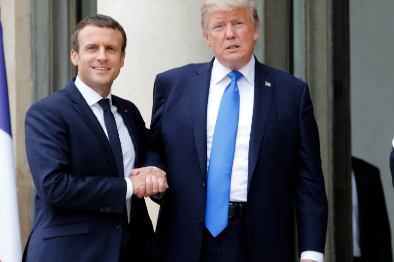 Macron and Trump Hold Talks as Ukraine Seeks Security Guarantees