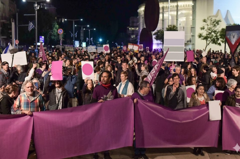 Tel Aviv Anti-War Protest Met With Force Following High Court Ruling