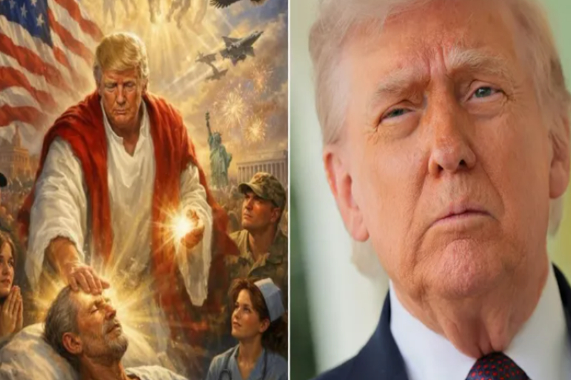 Trump Retreats from His AI-Generated "Jesus" Imagery After Widespread Backlash