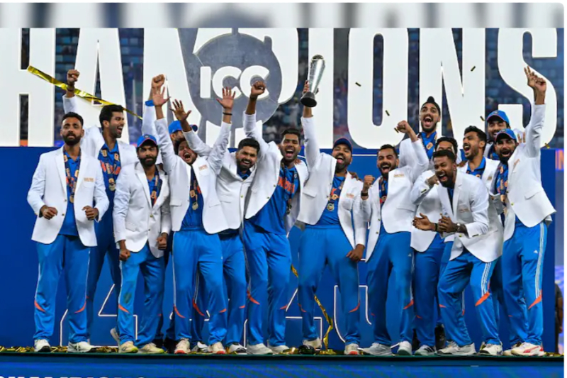 India Clinch ICC Champions Trophy with Gritty Win Over NZ