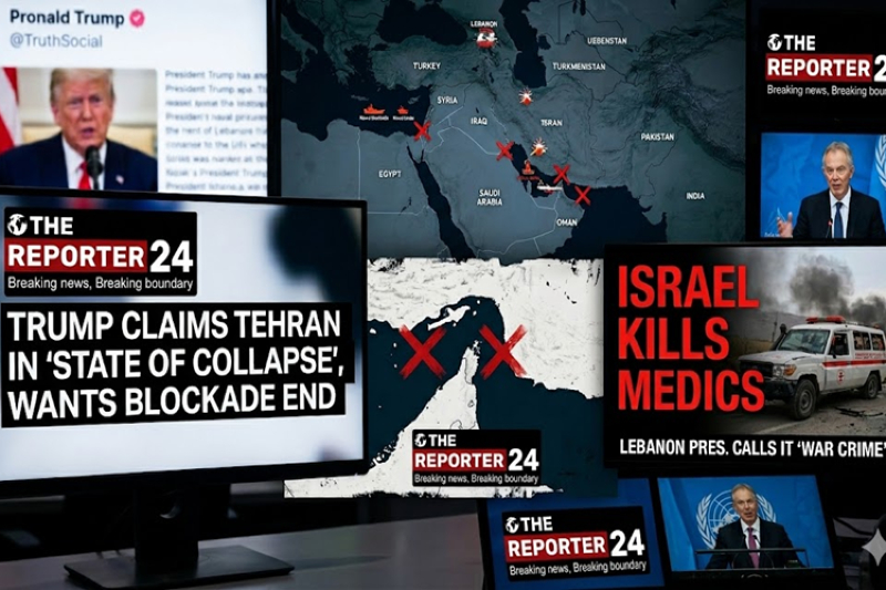 Trump Claims Tehran in "State of Collapse" as Iranian Leadership Seeks Emergency End to Naval Blockade