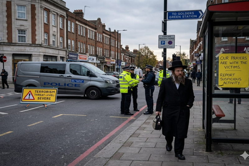 UK Raises Terror Threat to ‘Severe’ Following Antisemitic Attacks in Golders Green