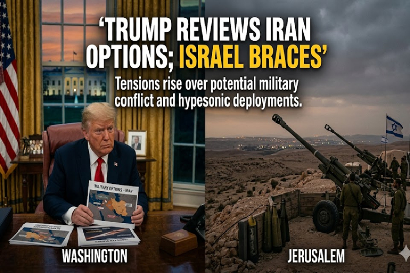 Trump Reviews Military Options Against Iran; Israel Braces for Conflict