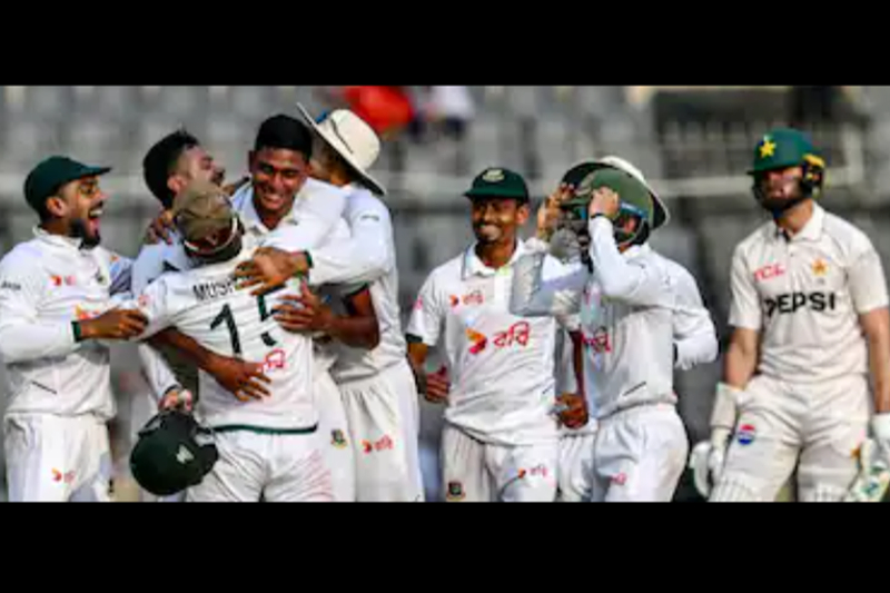 Bangladesh Record First-Ever Home Test Win Over Pakistan