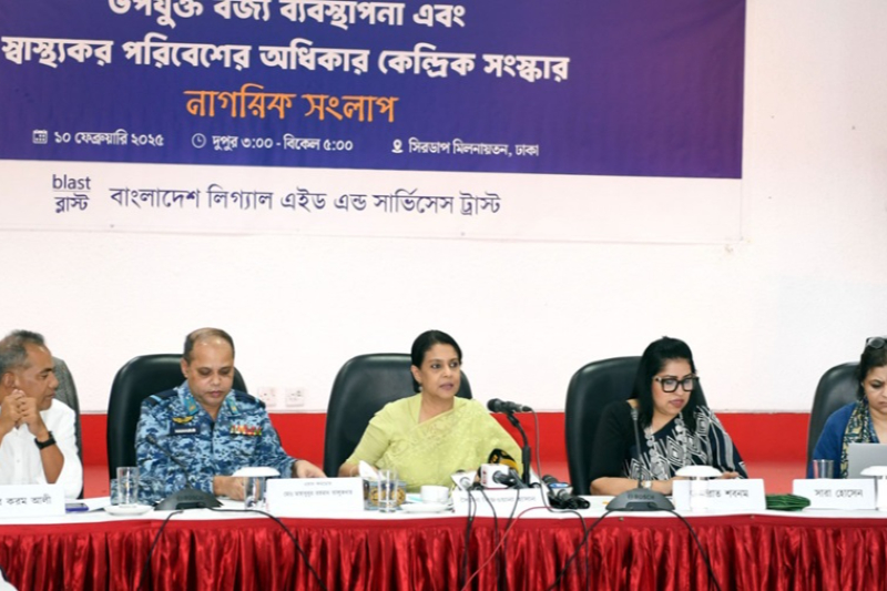 Rizwana Hasan Urges Decentralized Waste Management, National Reforms