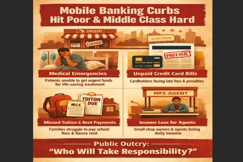 Mobile Banking Curbs Trigger Widespread Hardship for Poor and Middle Class