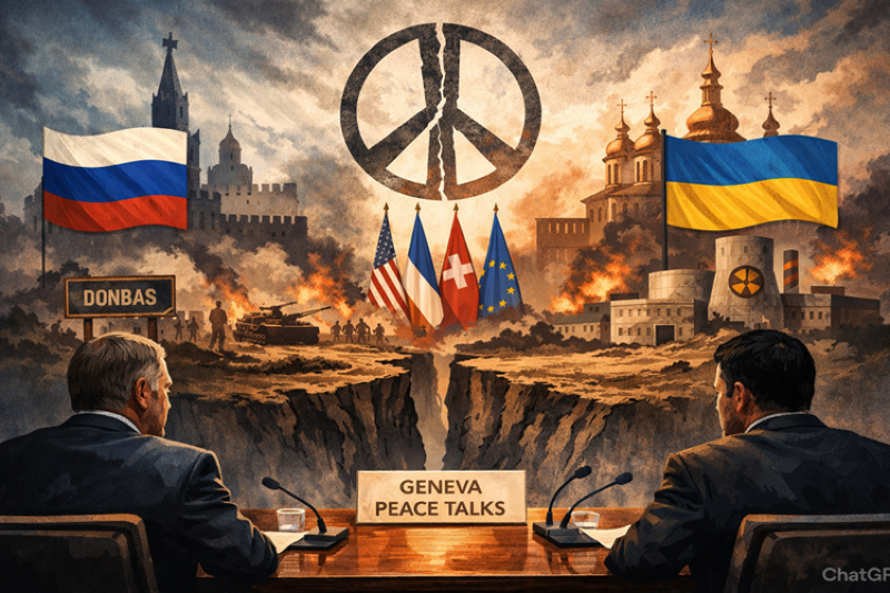 Geneva Talks Stall Over Donbas Control as Russia-Ukraine Divide Remains Deep
