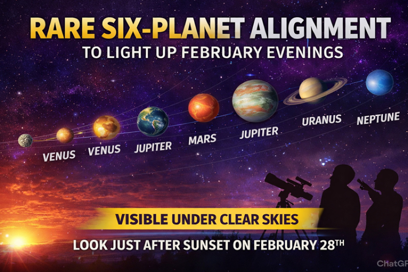 Global Sky Spectacle: Rare Six-Planet Line-Up to Illuminate Evenings Across Continents