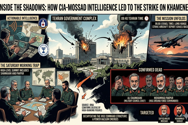 Inside the Shadows: How CIA-Mossad Intelligence Led to the Strike on Khamenei