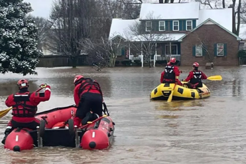 Severe Flooding and Rain in Southeastern US Claim 10 Lives