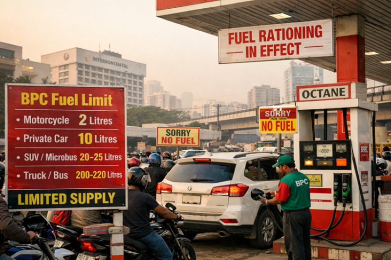 BPC Sets Daily Fuel Purchase Limits for Vehicles Amid Supply Concerns