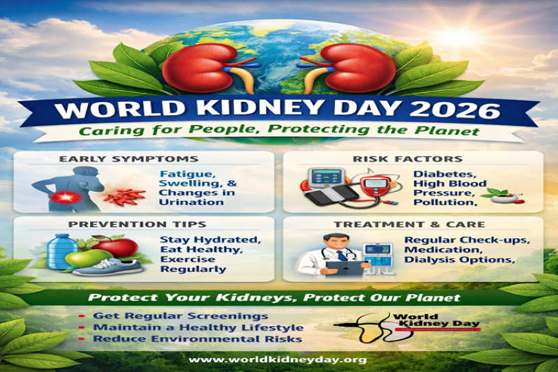 World Kidney Day 2026: Global Campaign Urges People to Protect Kidney Health and the Planet