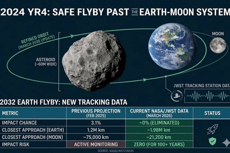 Cosmic Close Call: NASA’s Final Verdict on Asteroid 2024 YR4