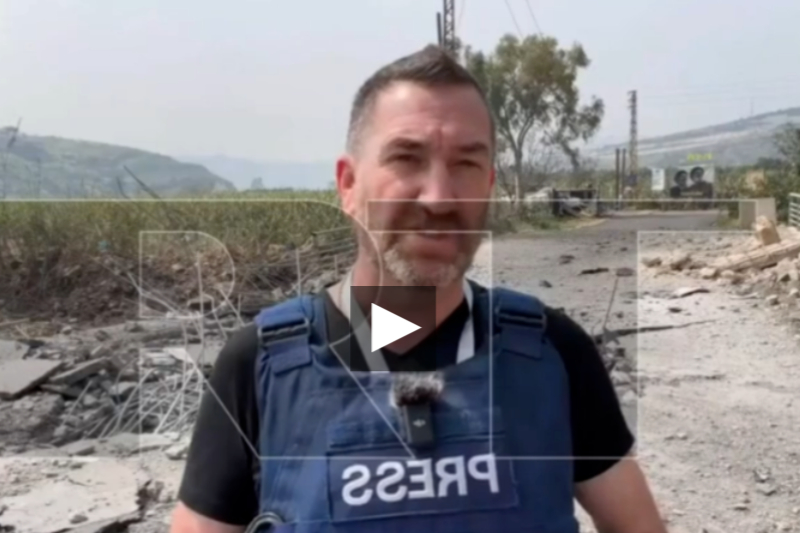 RT Journalist Allegedly Targeted by Israeli Strike in Southern Lebanon (Watch Video)
