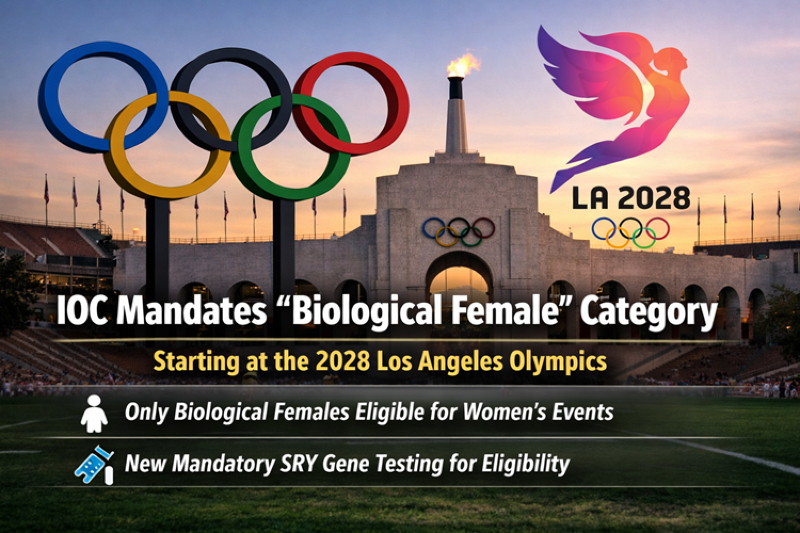 IOC Mandates Biological Female Category for 2028 Los Angeles Olympics