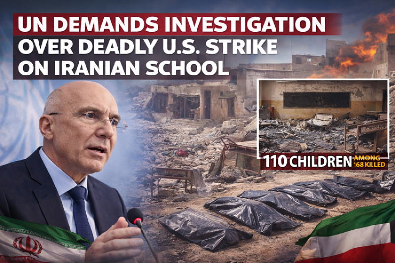UN Rights Chief Demands Accountability Over Deadly U.S. Strike on Iranian School
