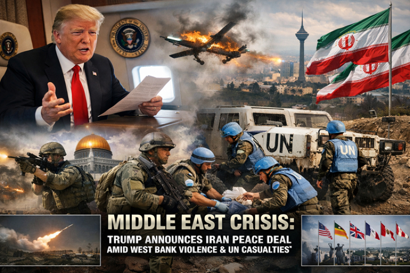 Trump Indicates Breakthrough in 15-Point Peace Plan as West Bank Tensions Escalate