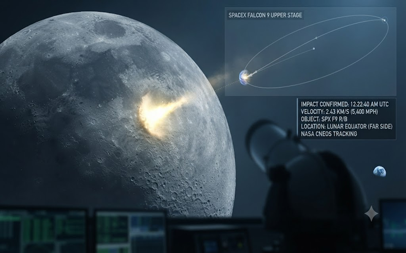 Moon impact